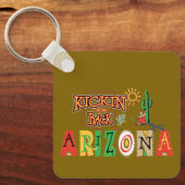 Lekker achterover in Arizona Sleutelhanger (Voorkant)