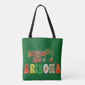 Lekker achterover in Arizona Tote Bag (Achterkant)