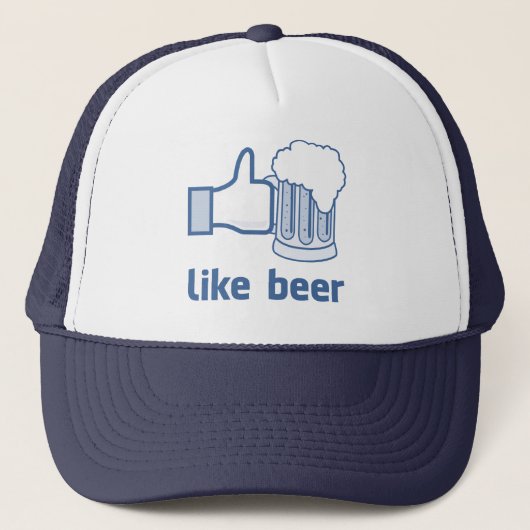 Lekker bier trucker pet (Voorkant)
