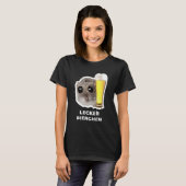 Lekker Bierchen Cute Hamster Bier T-shirt (Voorkant volledig)