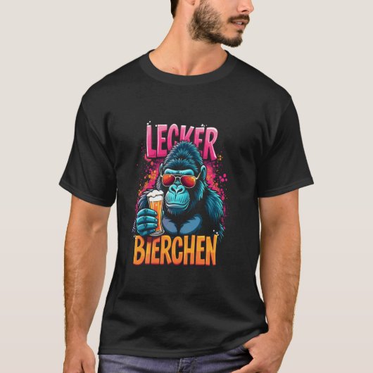 LEKKER BIERCHEN Gorilla Beer Entertainment T-shirt (Voorkant)