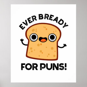 Lekker brood voor de puns poster