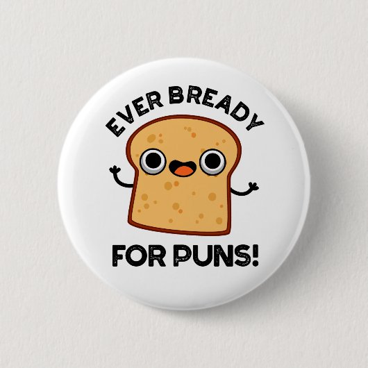 Lekker brood voor de puns ronde button 5,7 cm (Voorkant)