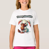 Lekker Chocolade Paasei T-shirt (Voorkant)