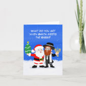 Lekker Chrismukkah Kerstman ontmoet de Rabbijn Gra Kaart (Voorkant)