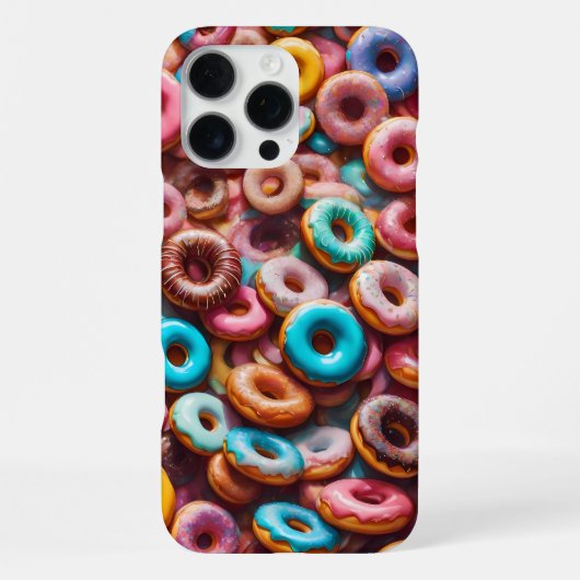 Lekker donut patroon iPhone hoesje (Achterkant)
