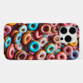 Lekker donut patroon iPhone hoesje (Achterkant horizontaal)