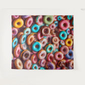 Lekker donut patroon wandkleed (Voorkant (horizontaal))