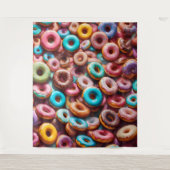 Lekker donutmotief wandkleed (Voorkant)