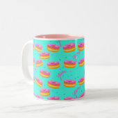 Lekker, Donuts Tweekleurige Koffiemok (Voorkant links)