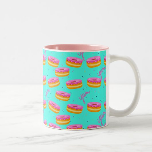 Lekker, Donuts Tweekleurige Koffiemok (Rechts)