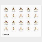 Lekker Elf heidig Elf Kerstmis Ronde Sticker (Vel)