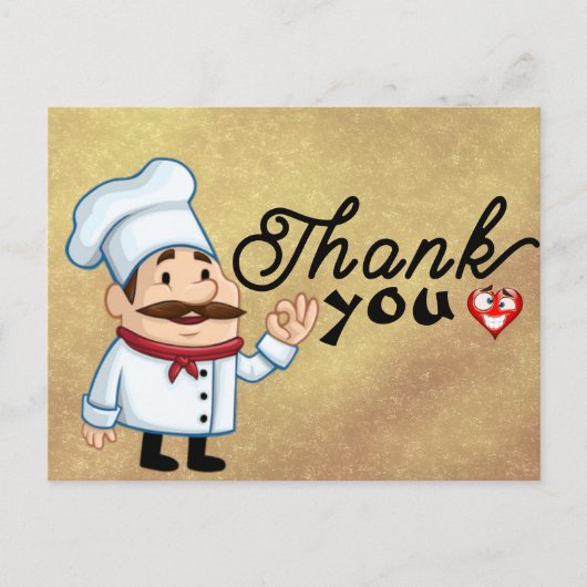 Lekker eten briefkaart (Voorkant)