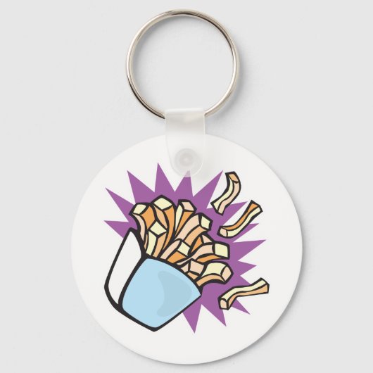 lekker friet sleutelhanger (Voorkant)