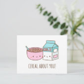 Lekker Graan Over Jou Valentijnsdag Briefkaart (Staand voorkant)