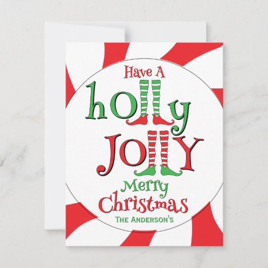 Lekker grappig Kerstmis! Feestdagenkaart (Voorkant)