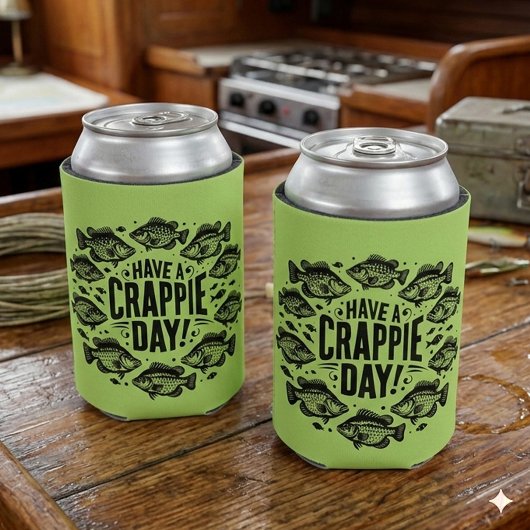 Lekker Grappige Crappie Dag Vissen Blikjeskoeler