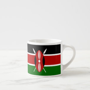 Lekker in Kenia stijl! patriottisch Espresso Kop