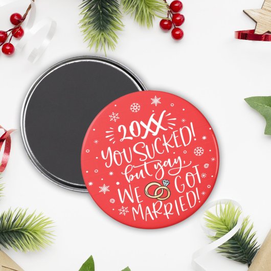 Lekker ironisch dat dit jaar vreselijk was maar we magneet