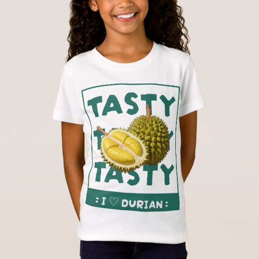 Lekker, lekker, lekker: ik hou van Durian T-shirt (Voorkant)