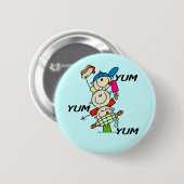 Lekker Lekker Zomer Ronde Button 5,7 Cm (Voorkant /achterkant)