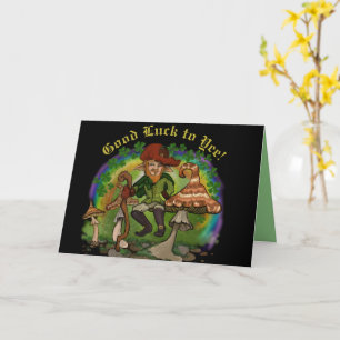Lekker, Luck aan Yee. Wenskaart Kaart