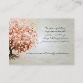 Lekker met lichtkoraal plaatskaartje (Achterkant)