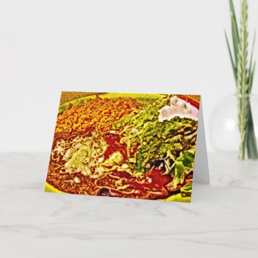 Lekker Mexicaans eten Kaart (Voorkant)