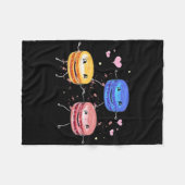 Lekker Mooie Cheerleader Macaroon Cadeau Fleece Deken (Voorkant (Horizontaal))