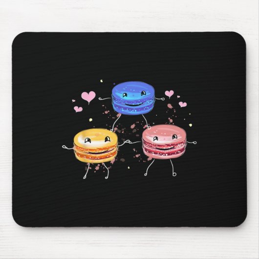 Lekker Mooie Cheerleader Macaroon Cadeau Muismat (Voorkant)
