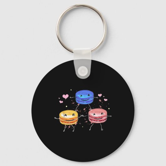 Lekker Mooie Cheerleader Macaroon Cadeau Sleutelhanger (Voorkant)