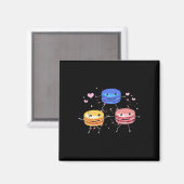 Lekker Mooie Cheerleading Macaroon Cadeau Magneet (Voorkant / Achterkant)