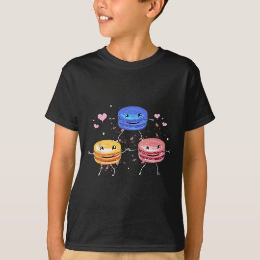 Lekker Mooie Cheerleading Macaroon Cadeau T-shirt (Voorkant)