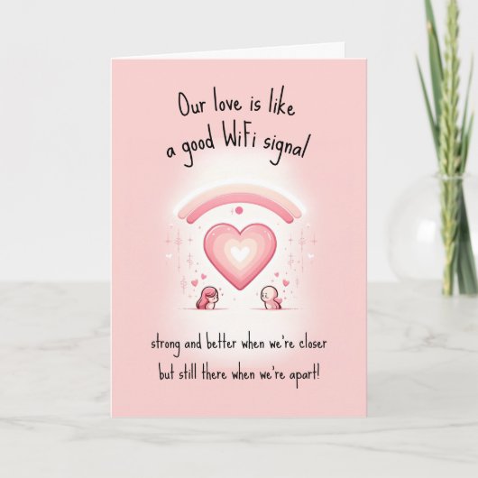 Lekker onze liefde is als | Verre Valentijnsdag Feestdagen Kaart (Voorkant)