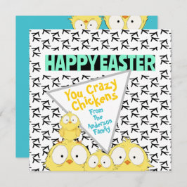 Lekker “Prettig Pasen” Jullie Gekke Kippen | Feestdagenkaart