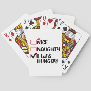 Lekker Stout Ik Had Honger Kerst Wenslijst Pokerkaarten