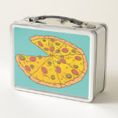 Lekker stuk pizza Cartoon ontwerp (Achterkant)