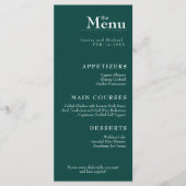 Lekker tekst Paradijselijke bruiloft menu Birds of (Voorkant)