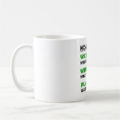 Lekker thuiswerken Grappig Koffiemok (Links)