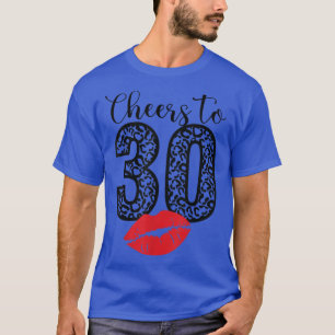 Lekker tot 30 jaar Lopend Happy Birthday Leopard B T-shirt