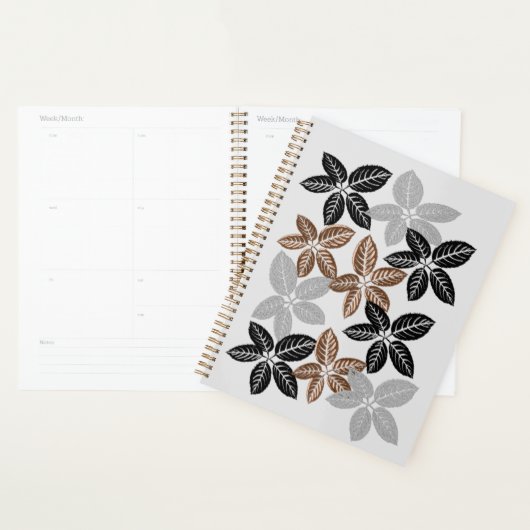 Lekker uit brons, zwart en grijs planner (Display)