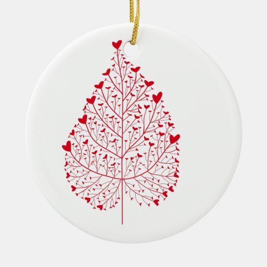 Lekker van het hart keramisch ornament (Voorkant)