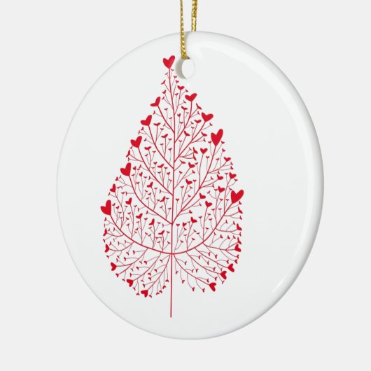 Lekker van het hart keramisch ornament (Links)