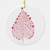 Lekker van het hart keramisch ornament (Achterkant)