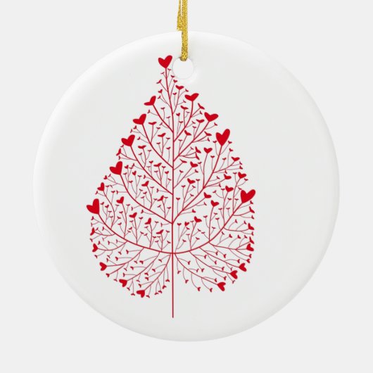 Lekker van het hart keramisch ornament (Achterkant)