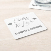 Lekker voor liefde kartonnen onderzetters (Schuin)