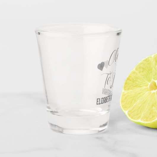 Lekker voor liefde shot glas (Links)