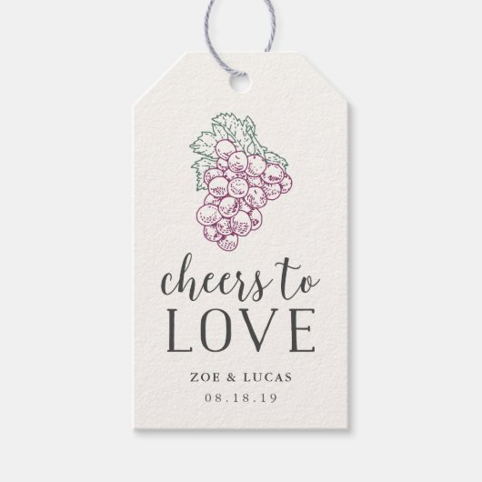 Lekker voor liefde | Wijnland-weddenschap Cadeaulabel (Voorkant)