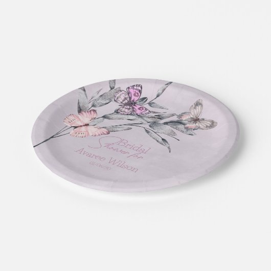 Lekker Waterverf en buikvlies Papieren Bordje (Gekanteld)