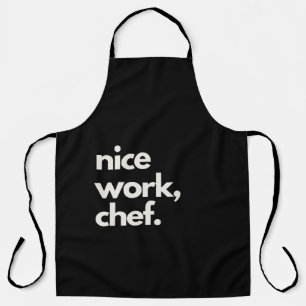 'Lekker Werk, Chef' Leuke Aanmoedigende Speelse Gr Schort